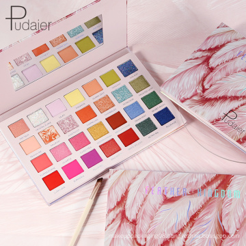 Pudaier  Eye Shadow Tray 2020 New 28 Colors Glitter matte Long-Lasting Make up